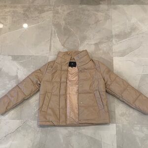 7 For All Mankind faux leather jacket - size S